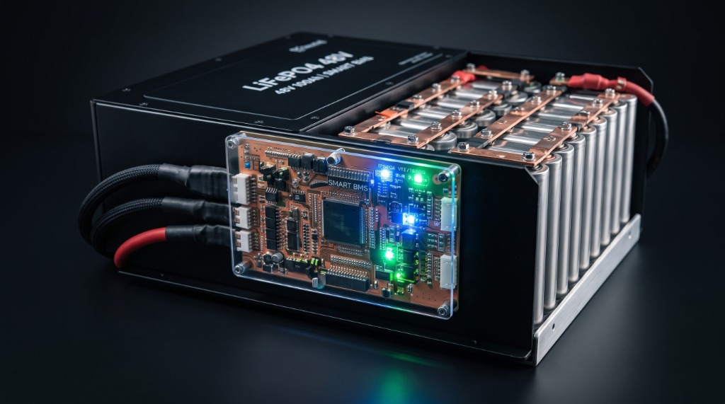 Baterai Lithium Smart BMS