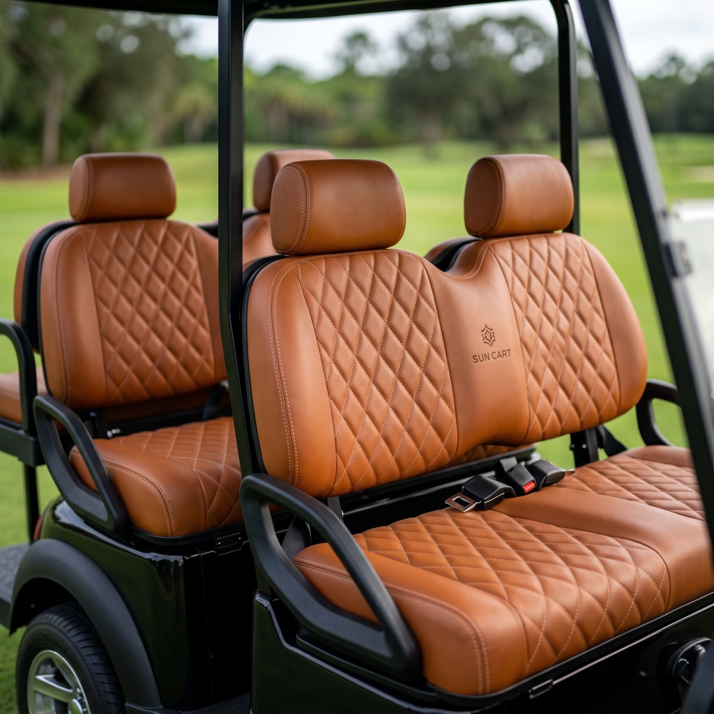 Kursi Belakang Foldable & Interior Cognac